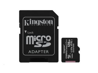 Kingston 128GB MicroSDXC Plus + SD adaptér