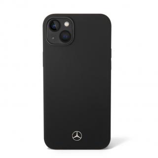 Mercedes Liquid Silicone Zadný Kryt pre iPhone 14 Pro Black
