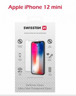 OCHRANNÉ TEMPEROVANÉ SKLO SWISSTEN APPLE IPHONE 12 mini RE 2,5D