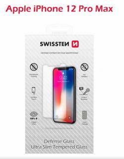 OCHRANNÉ TEMPEROVANÉ SKLO SWISSTEN APPLE IPHONE 12 Pro Max RE 2,5D