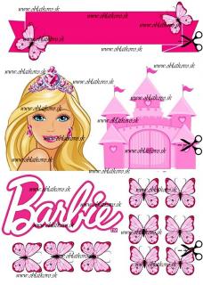 Barbie2 - vlastné meno (na vystrihnutie)
