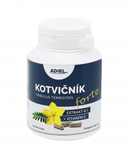 ADIEL Kotvičník zemný FORTE s vitamínom E 90 kapslí 1 ks v balenie: 1x90 kapslí