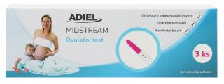 ADIEL Midstream ovulačný test, 3 ks