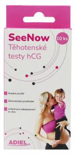ADIEL SeeNow tehotenské testy hCG, 10 ks