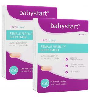 FertilCare vitamíny pre ženy s kyselinou listovou 30 tbl. 2 ks v balenie: 2x30 tabliet