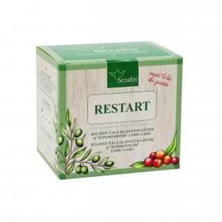 Restart - Bylinný čaj s prírodnými kapsulami 50g + 60 kapslí