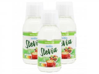 Steviola Stévia Fluid tekuté sladidlo 125 ml Obsah: 3x125ml