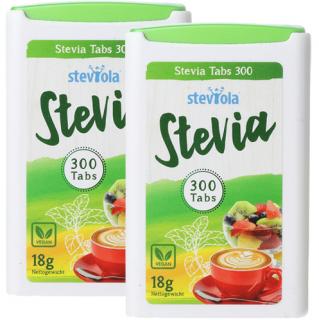 Steviola - Stévia tablety v dávkovači 300 tbl. Obsah: 600 tbl.