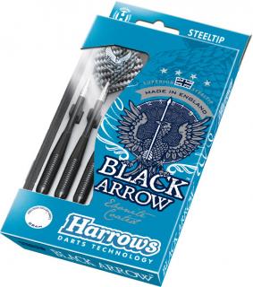 Šípky Harrows-STEELTIP BLACK ARROWS 19 gram (LETHAR)