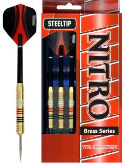 Šipky Powerdart  STEEL NITRO 22 gr. BRASS