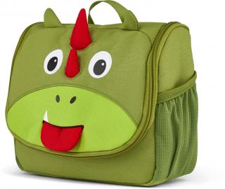 Affenzahn kosmetická taška Finn Frog Green/Black/Red 2 L