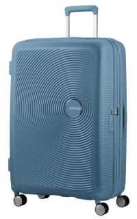 American Tourister SOUNDBOX SPINNER 77 EXP Stone Blue