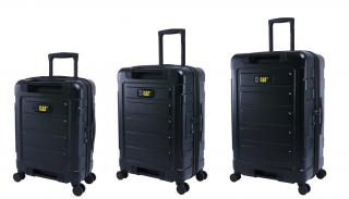 CAT cestovný kufr Stealth 20\ /24\    /28\    , 3 dílný set - černý
