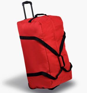 Cestovná taška na kolečkách MEMBER'S TT-0035 - červená