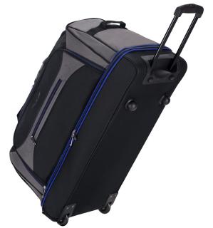 Cestovná taška na kolečkách SIROCCO T-7554/30  - čierna/šedá/modrá