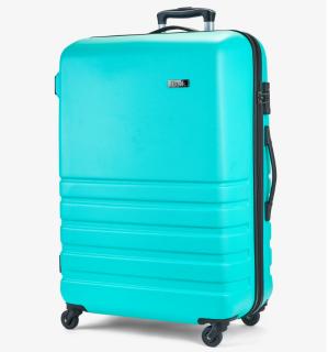 Cestovní kufr ROCK TR-0169/3-L ABS - aqua 86 l