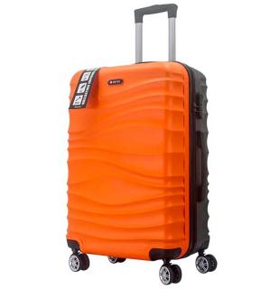 cestovný kufr METRO LLTC1/3-L ABS - oranžová/šedá