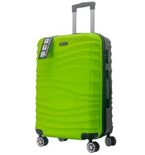 cestovný kufr METRO LLTC1/3-L ABS - zelená/šedá