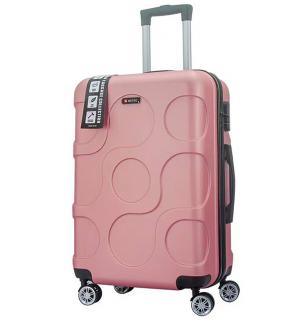 cestovný kufr METRO LLTC4/3-L ABS - růžová