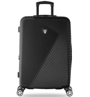 cestovný kufr TUCCI T-0118/3-L ABS - čierna
