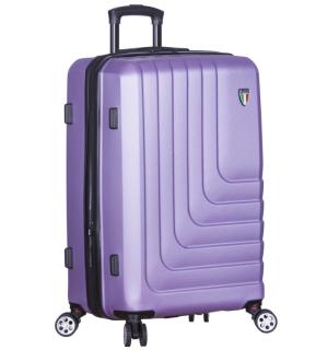 cestovný kufr TUCCI T-0128/3-L ABS - fialová