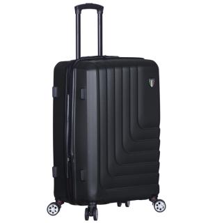 cestovný kufr TUCCI T-0128/3-M ABS - čierna