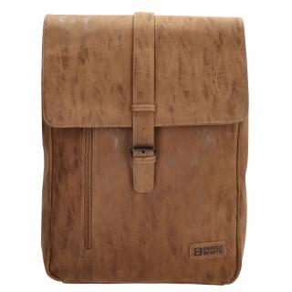 Enrico Benetti Rotterdam 17  Notebook Backpack Camel