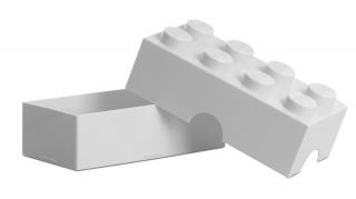 LEGO box na svačinu 100 x 200 x 75 mm biely