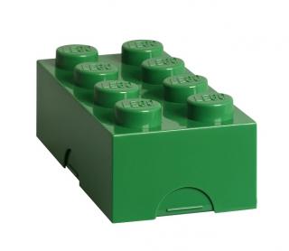 LEGO box na svačinu 100 x 200 x 75 mm zelený