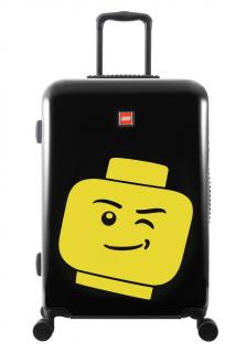 LEGO Luggage ColourBox Minifigure Head M 24  - čierny