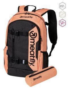 Meatfly Batoh Basejumper - Peach/Charcoal - 22 L