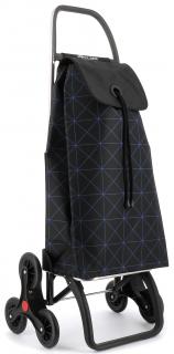 Rolser I-Max Star 6 nákupná taška s kolesami hore po schodoch Barva: černo-modrá