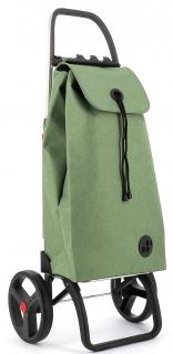 Rolser I-Max Tweed 2 Logic RSG nákupní taška na velkých kolečkách Barva: zelená
