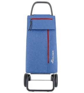 Rolser Wallaby Tweed RG2 nákupná taška na kolieskach Barva: modrá