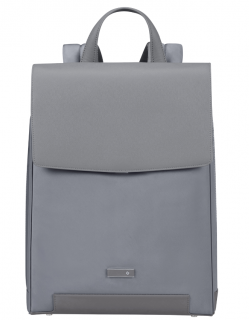 Samsonite ZALIA 3.0 Backpack W/Flap 14.1  Silver Grey
