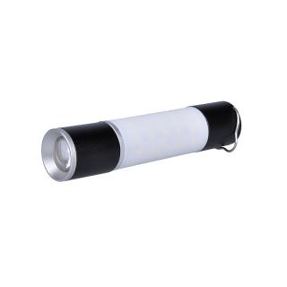 Solight LED ruční nabíjecí svítilna s kampingovou lucernou, 250lm, Li-Ion, power bank, USB