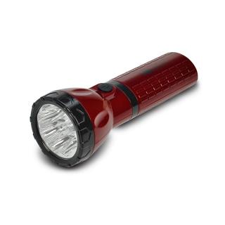 Solight nabíjecí LED svítilna, plug-in, Pb 800mAh, 9x LED, červenočierna