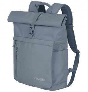 Travelite Basics Roll-up Backpack Smoke blue 35l