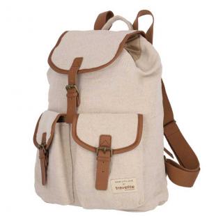 Travelite Hempline Clap Backpack Beige