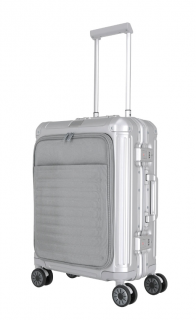 Travelite Next 4w S Front pocket Silver