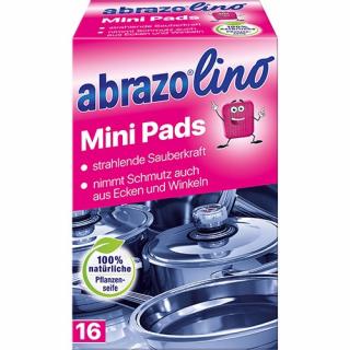 Abrazo lino Mini Pads špongia na hrnce, sklo, keramiku - 16 ks / balenie