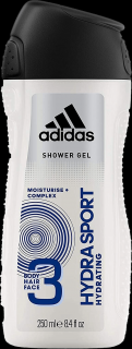 Adidas Hydra sport sprchový gél na telo, tvár a vlasy - 250 ml