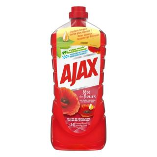 AJAX Féte des Fleurs červený mak čistiaci prostriedok na podlahy  - 1,25 l