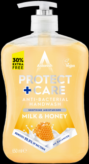 Astonish Milk & Honey antibakteriálne tekuté mydlo na ruky - 650 ml