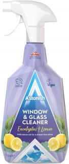 Astonish window & glass Cleaner Eucalyptus & Lemon čistiaci prostriedok na okná a sklá - 750 ml
