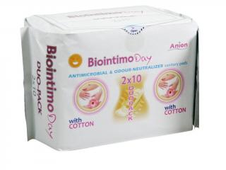 Biointimo Anionové hygienické vložky denné Duo pack - 2 x 10 ks