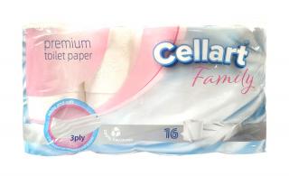 Cellart Family 3 vrstvový toaletný papier - 16 ks