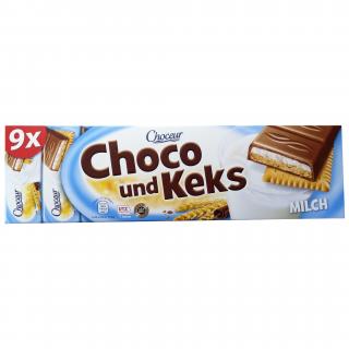 Choceur Choco & Keks Milch maslové čoko sušienky 9 ks - 300 g