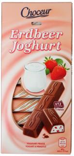 Choceur Jogurt & Jahoda čokoládové mliečne tyčinky 11 ks - 200 g