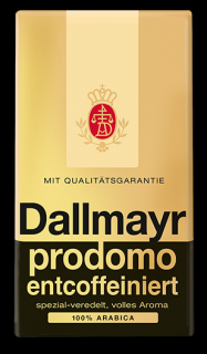 Dallmayr prodomo Entcoffeiniert (bez kofeinu) mletá káva - 500 g